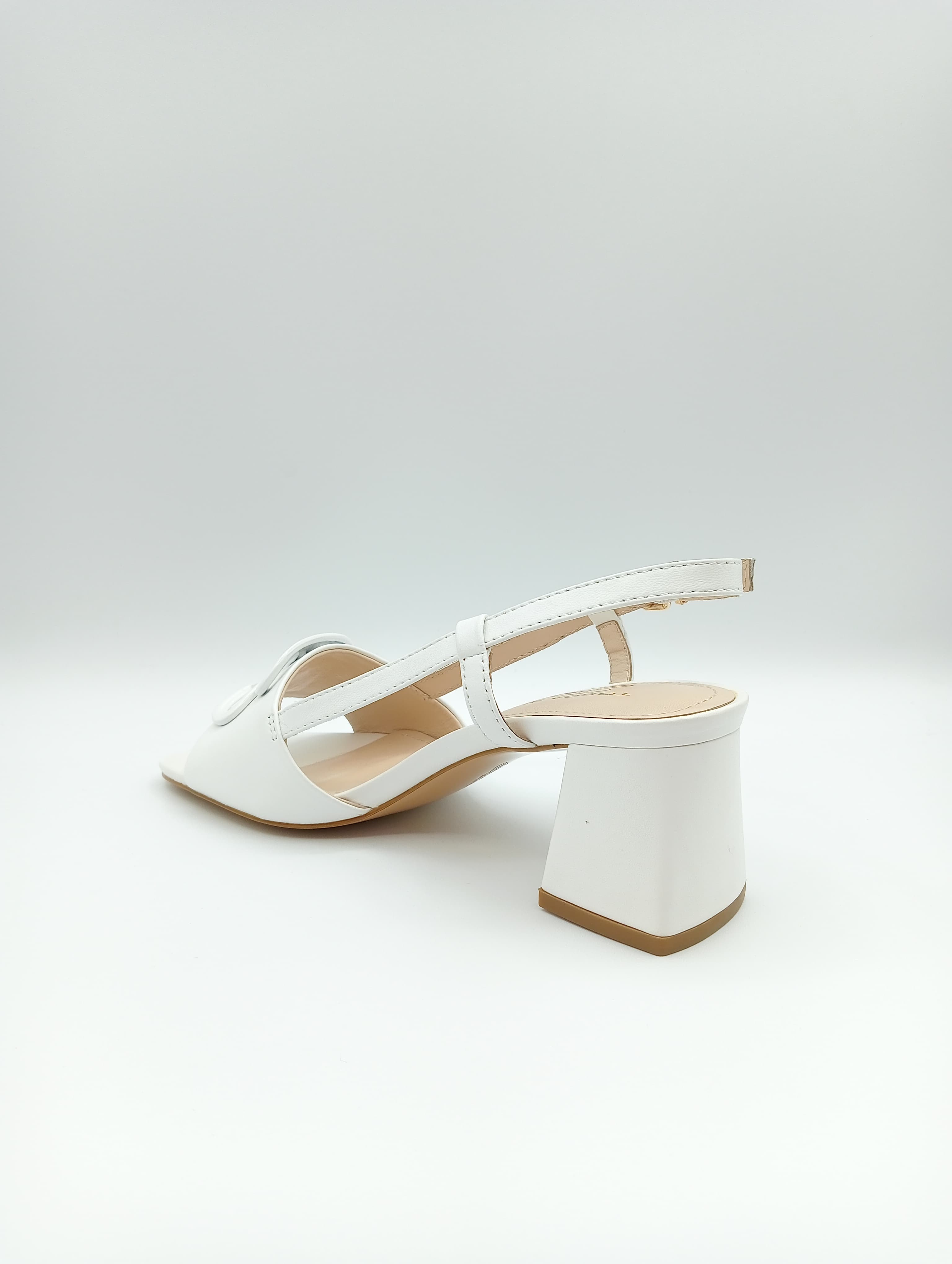 Sandali Donna Tosca blu SS2217S145 Bianco| Vista tacco