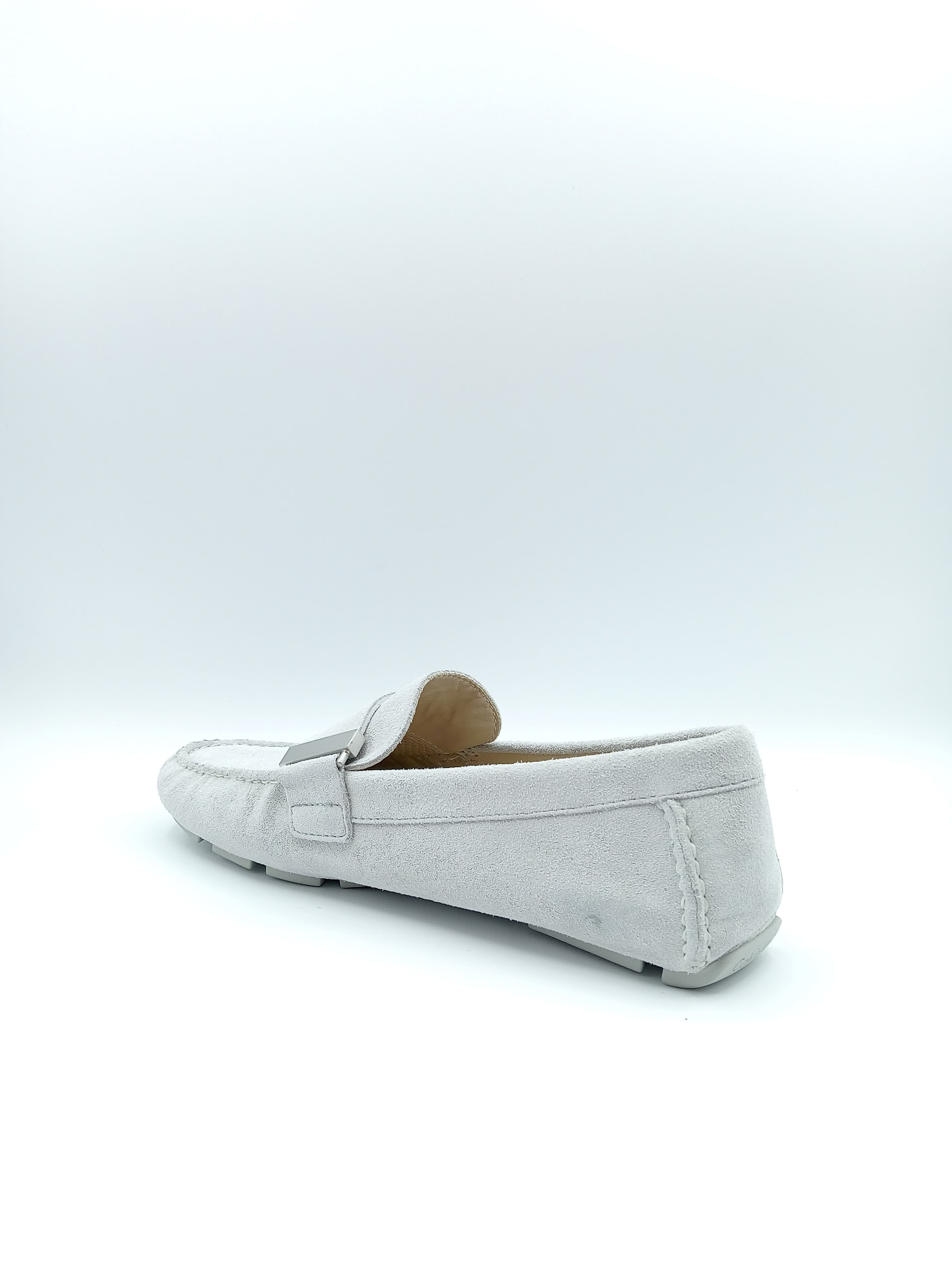 Mocassini Calvin Klein 010908 PEARL GREY| Vista profilo