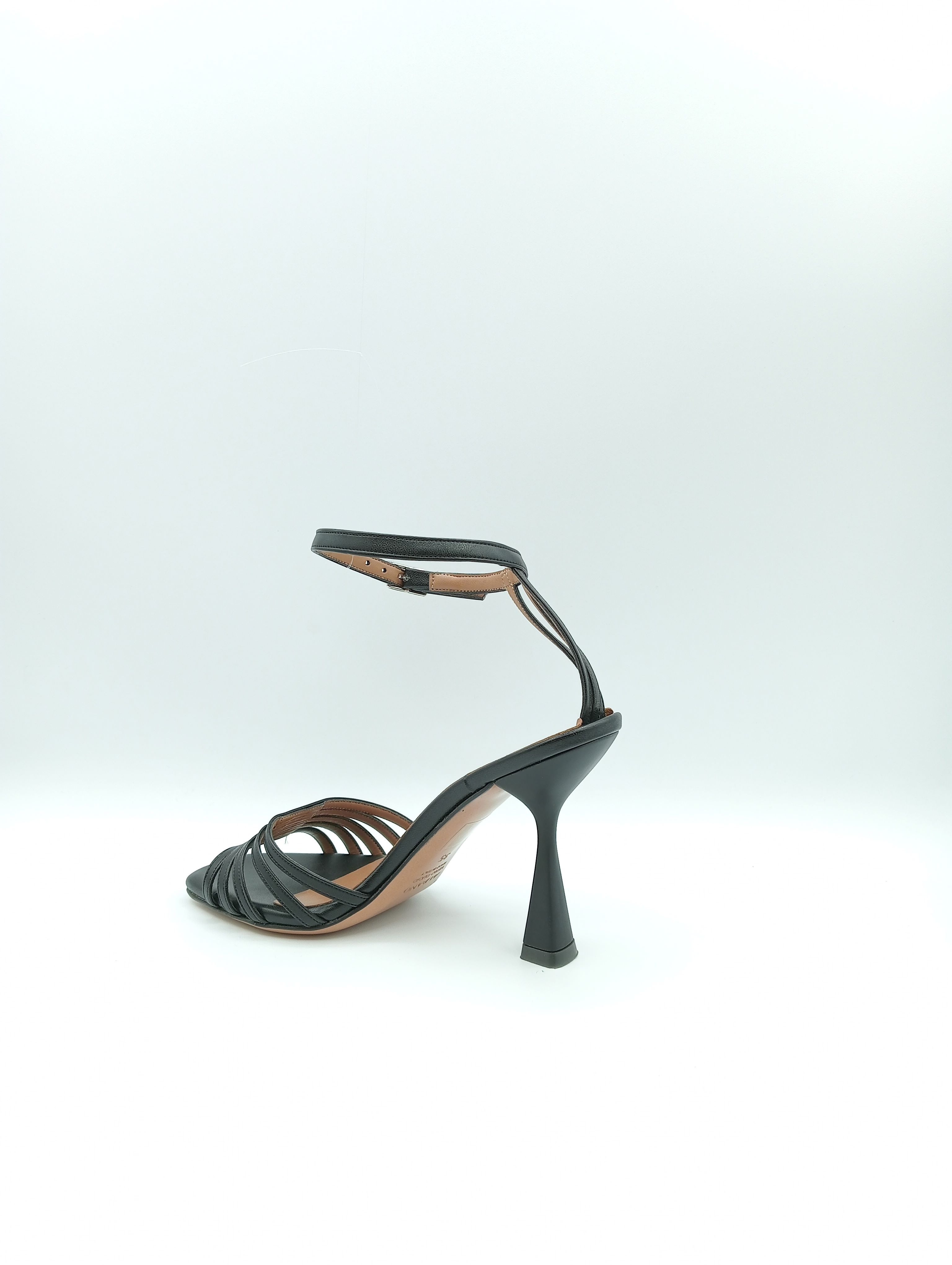 Sandali donna Albano A3022 Nero | Vista tacco