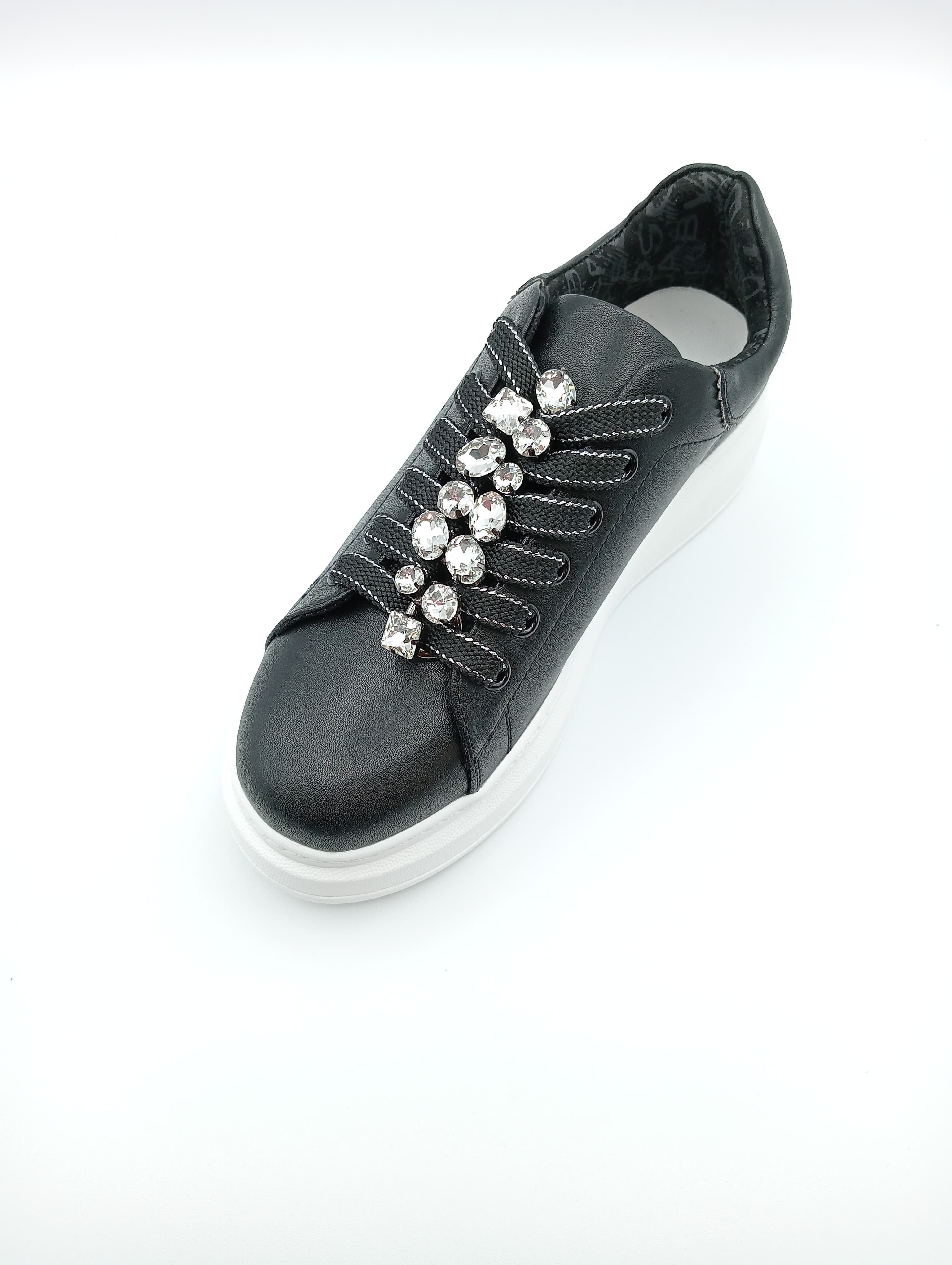 Sneakers Donna Tosca Blu SS2301S001 BLUES NERO ARGENTO | Vista superiore thumbnail