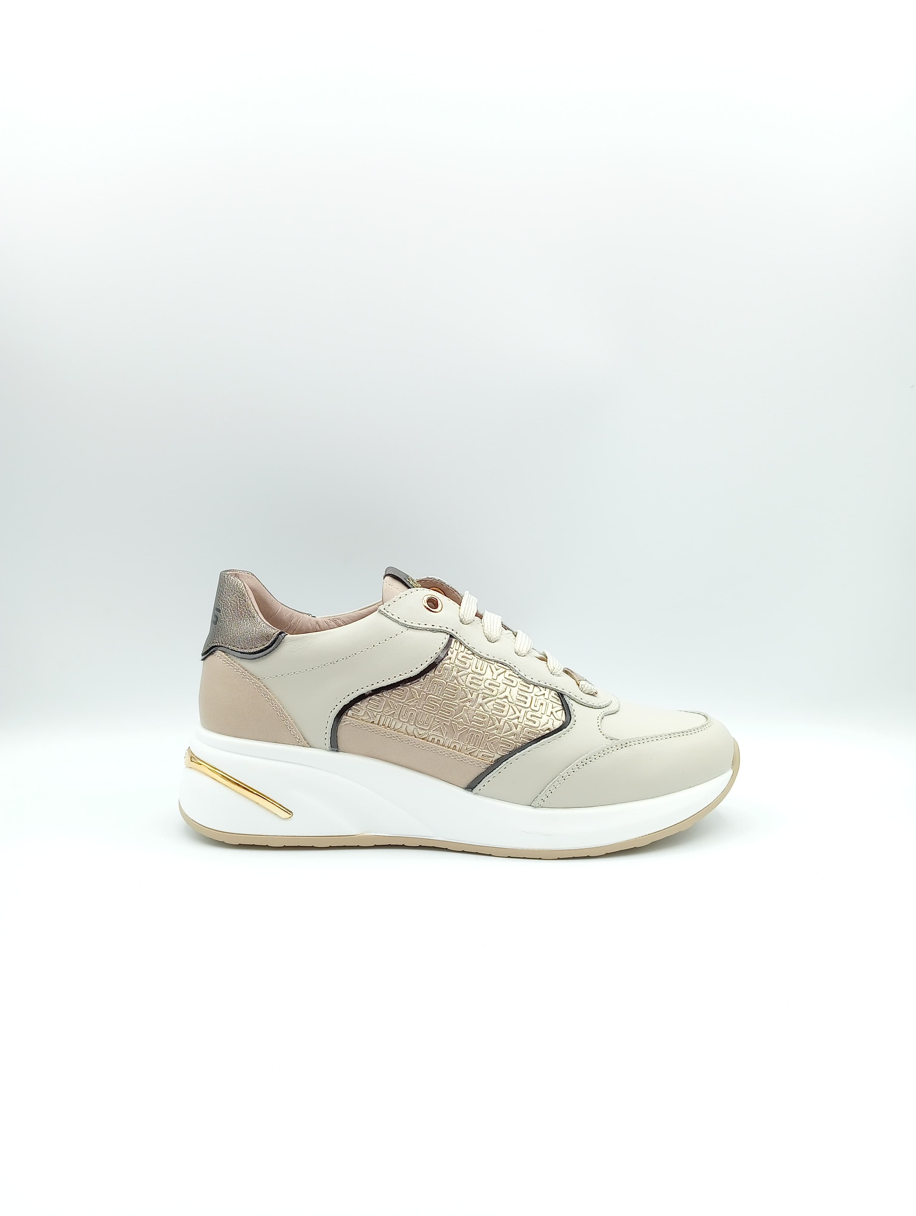 Sneakers donna Keys K8350 BEIGE | Vista profilo