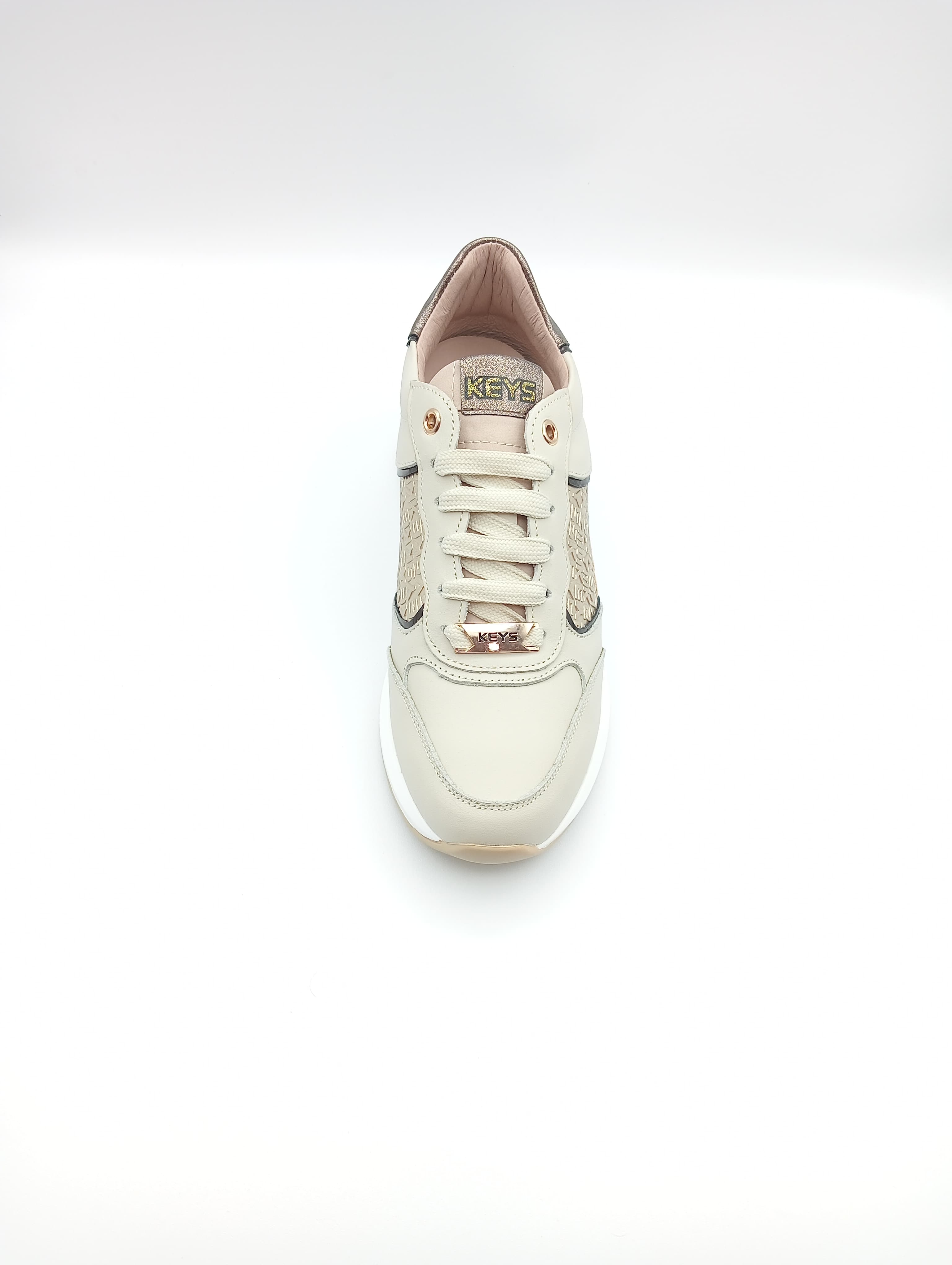 Sneakers donna Keys K8350 BEIGE | Vista superiore thumbnail