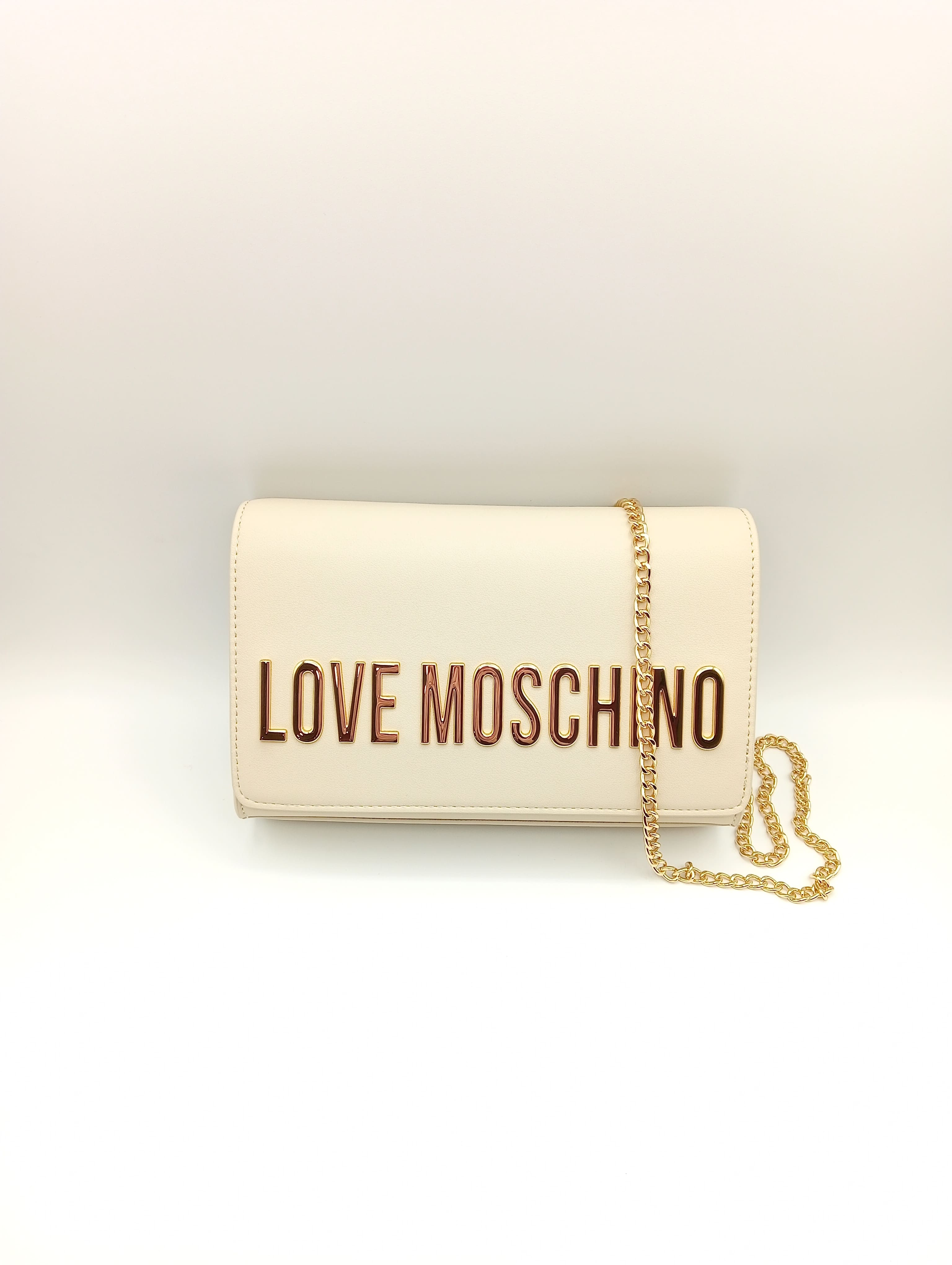Borsa a tracolla Love Moschino JC4103 avorio | Vista profilo