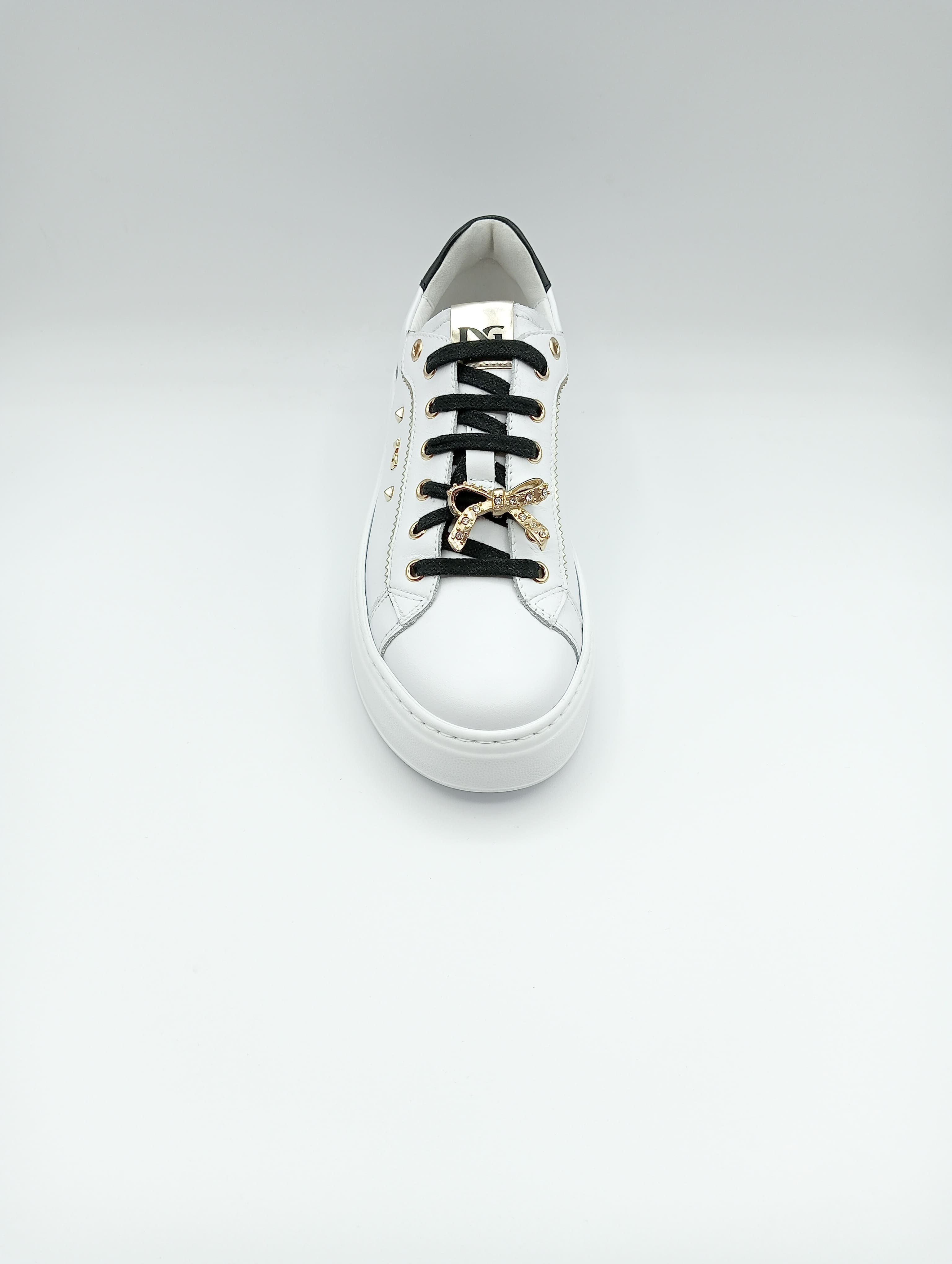 Sneakers donna nerogiardini I411622D SKIPPER BIANCO | Vista frontale