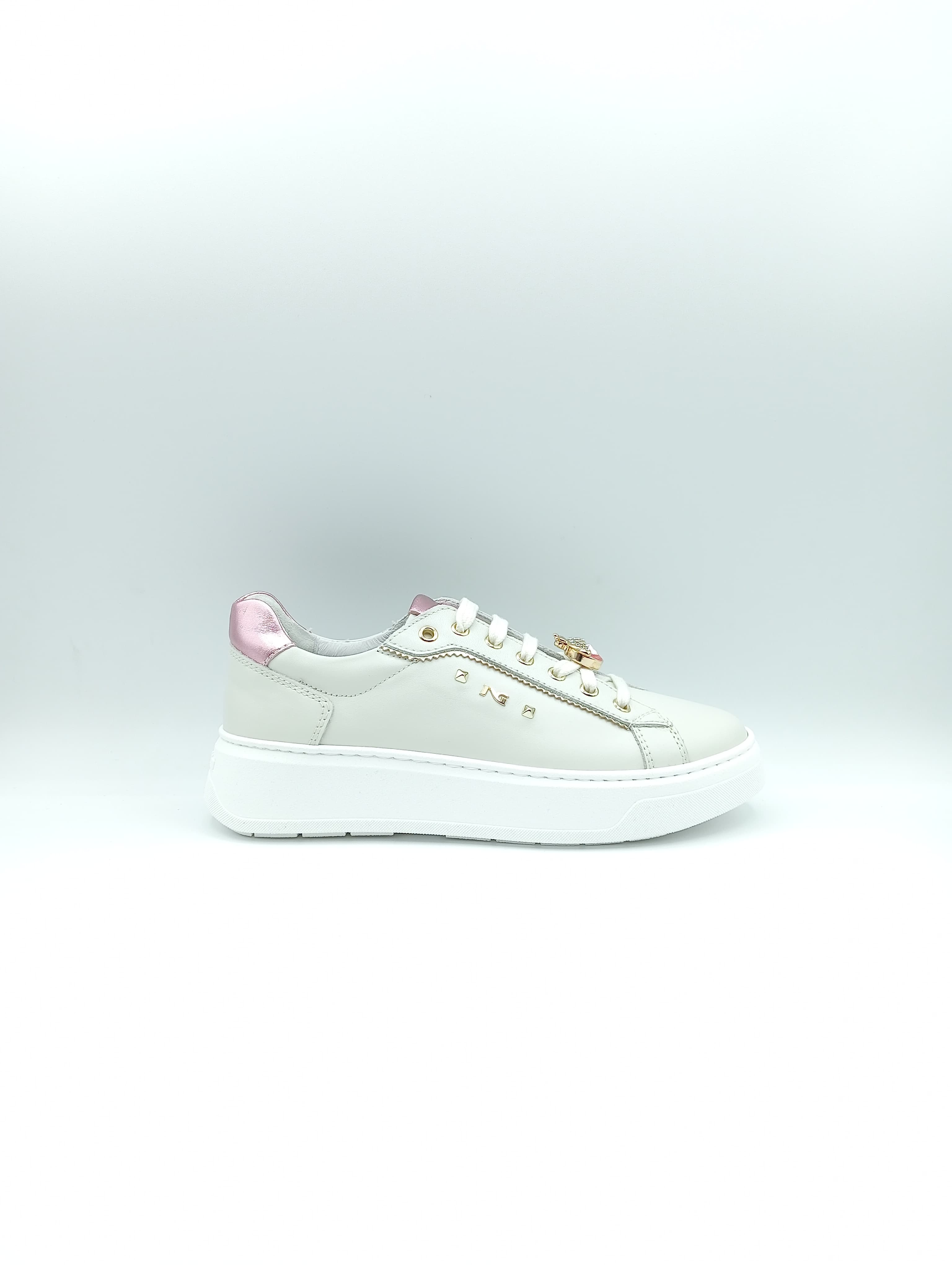 Sneakers donna NeroGiardini in pelle
