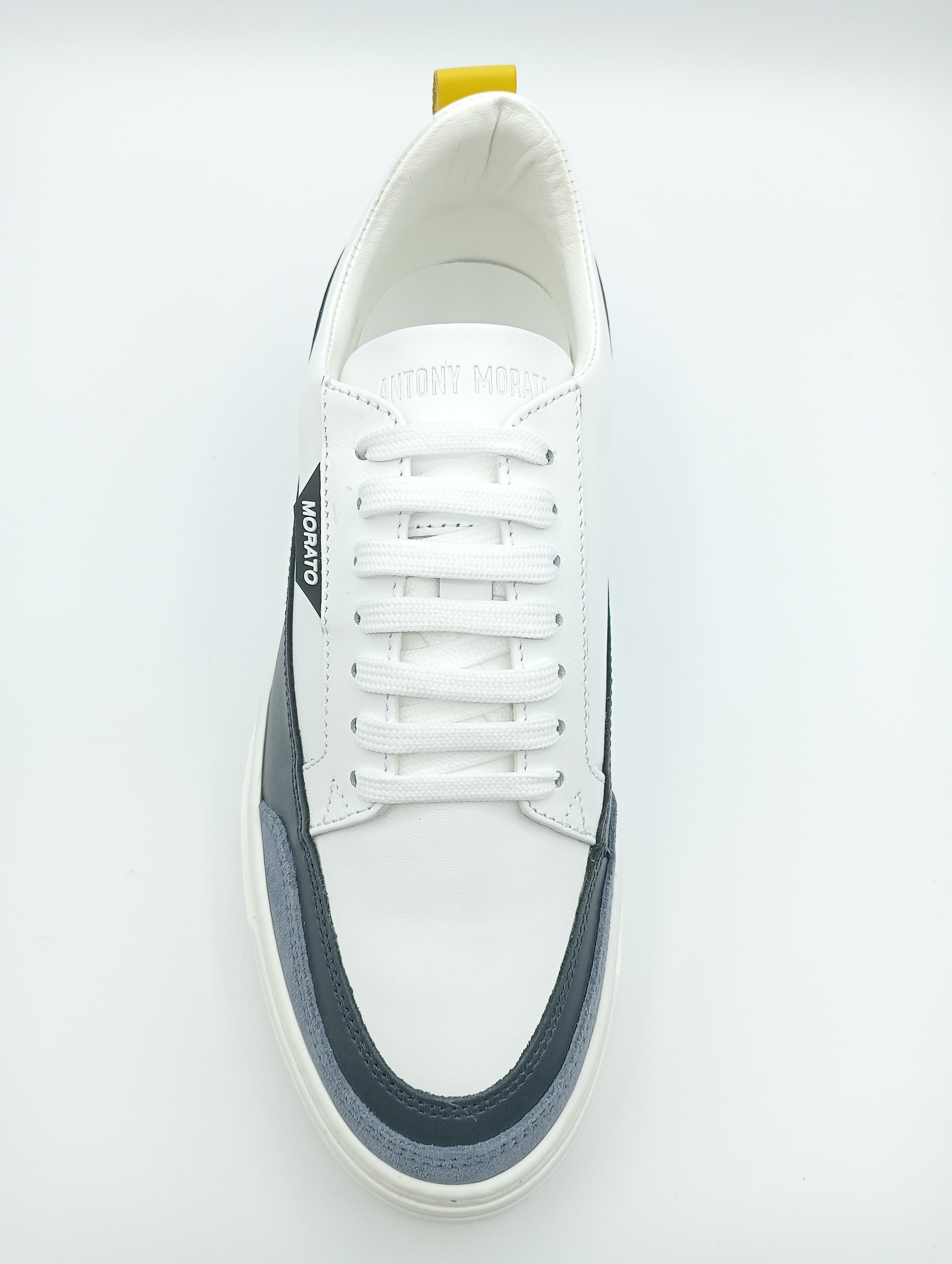 Sneakers Uomo Antony Morato  MMFW01560-LE300001 blu ink | Vista profilo frontale