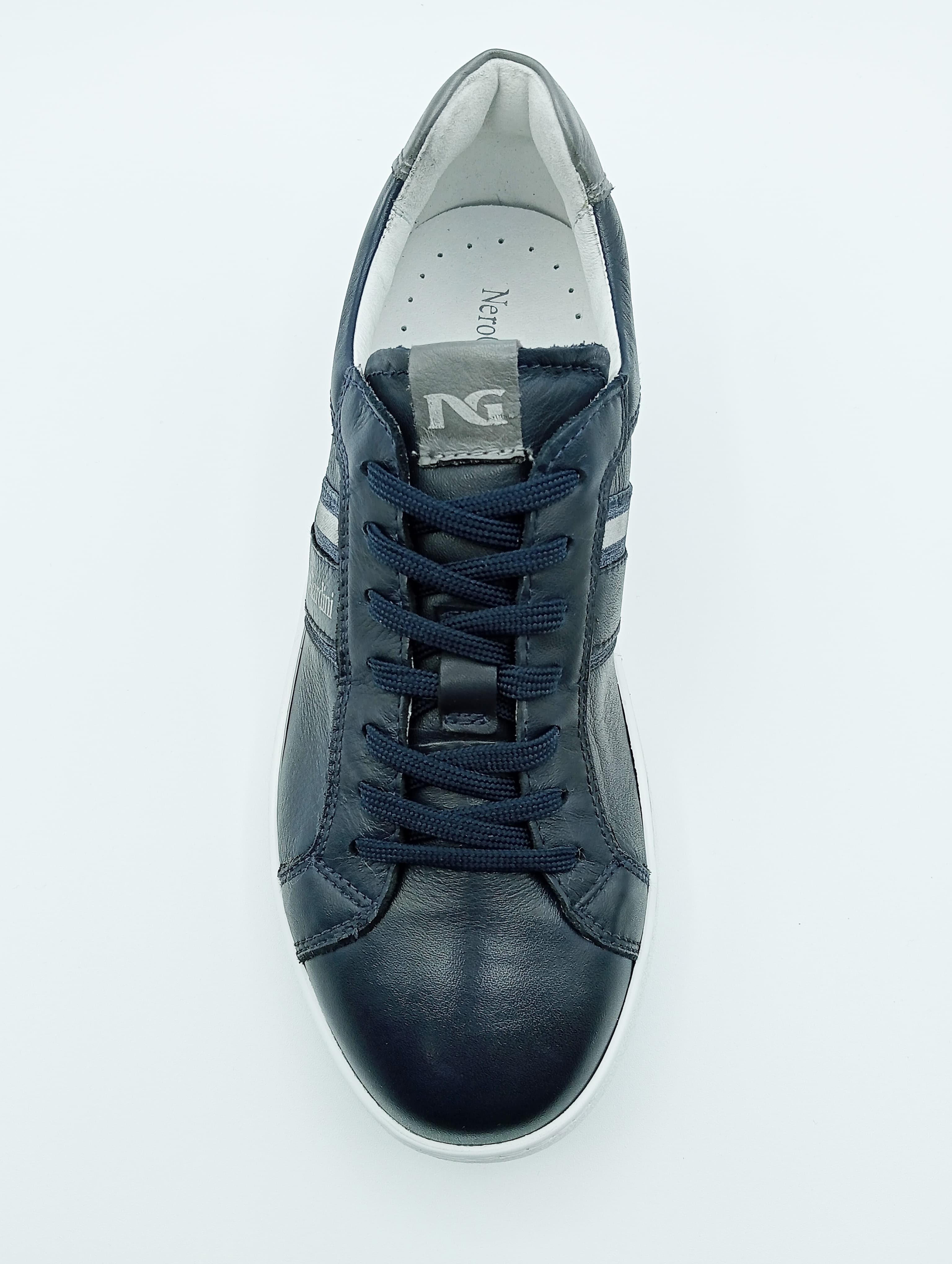 Sneakers Uomo NeroGiardini E302850U Bianco | Vista frontale