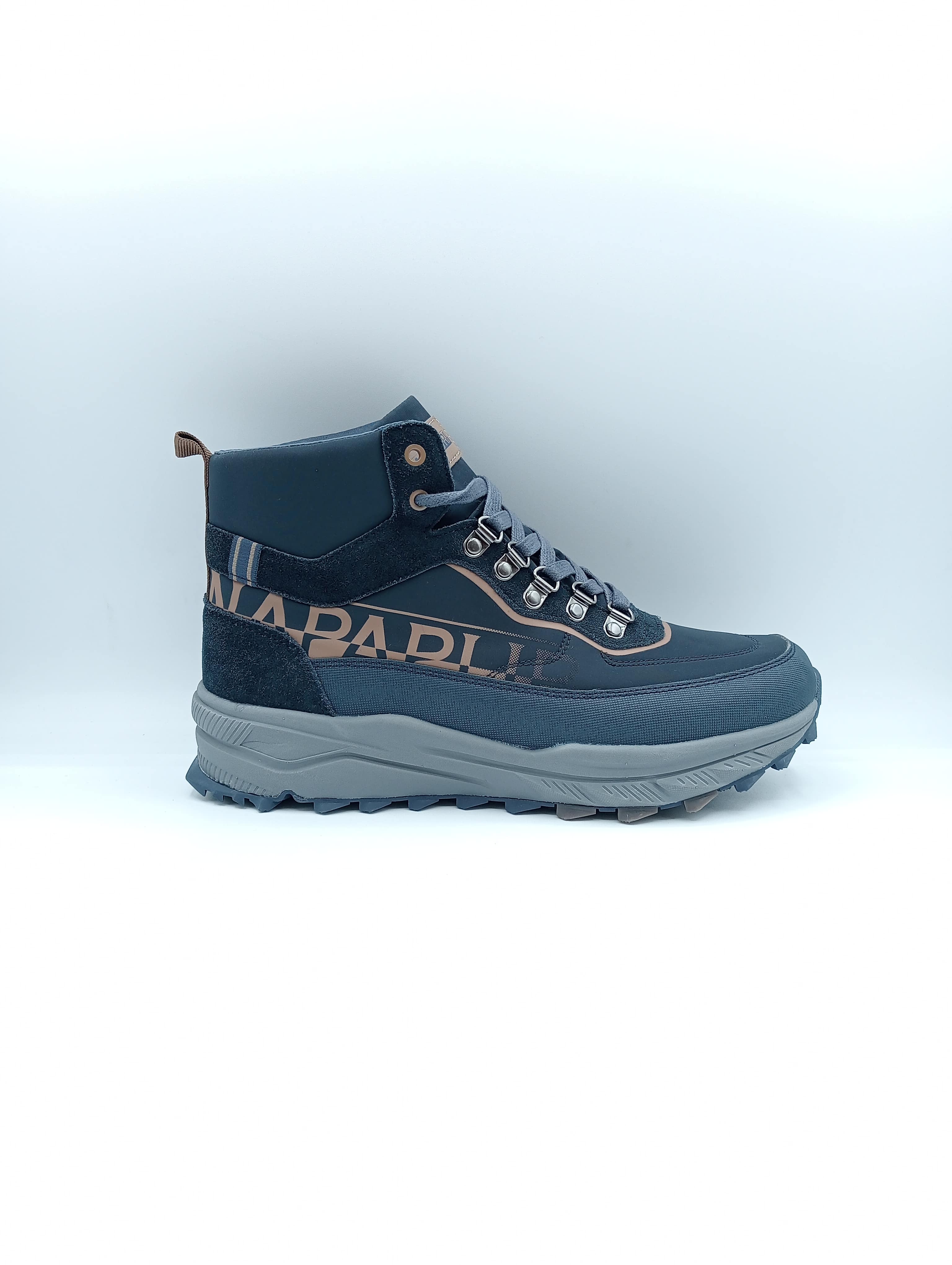 Scarponcino Uomo Napapijri in Tessuto Tecnico e Pelle Scamosciata – Suola Grip Outdoor